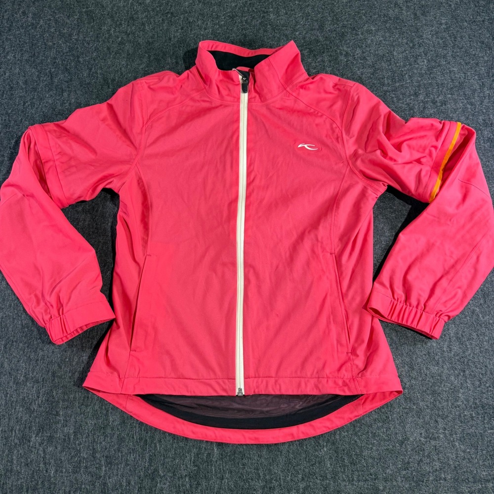 KJUS Systems III Womens Pink Zip Off Sleeve Convertible Jacket Vest Size 38 M